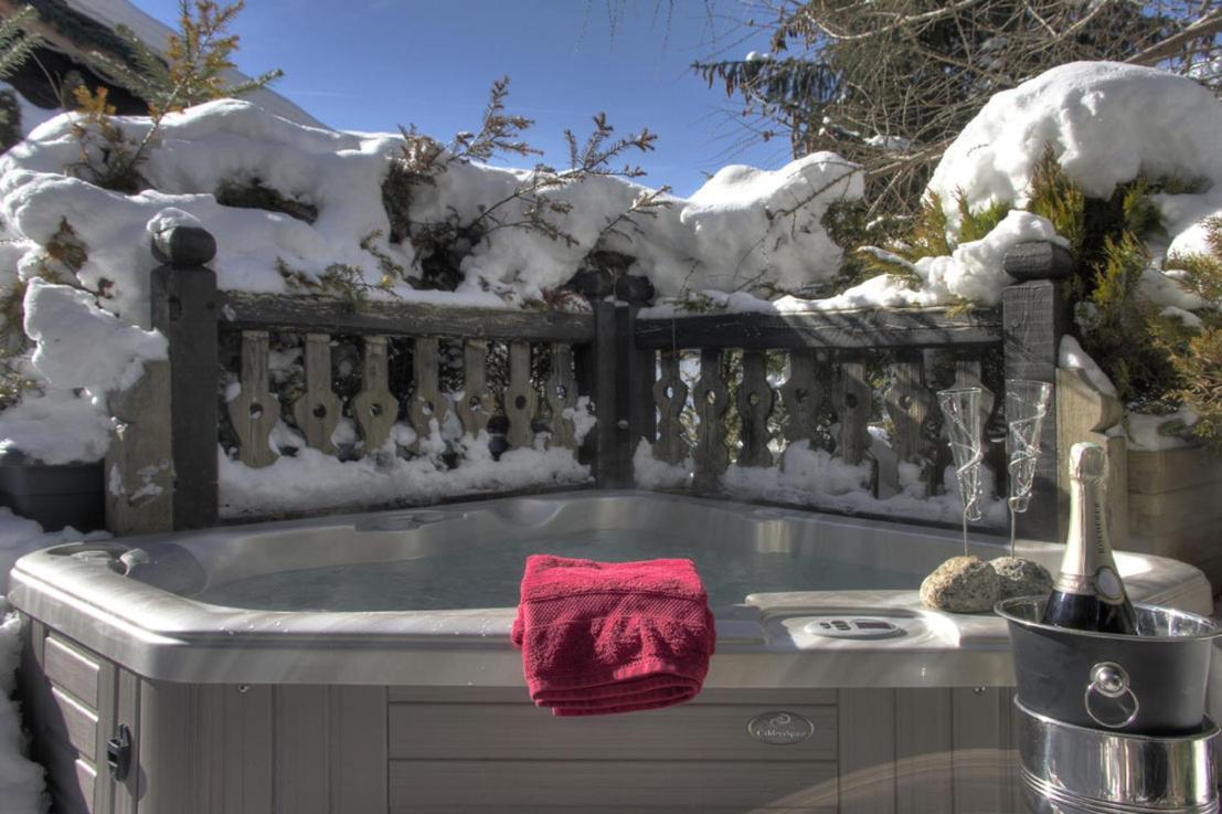 Hotel Les Chalets De Philippe Avec Jacuzzis Privatifs Шамони Экстерьер фото